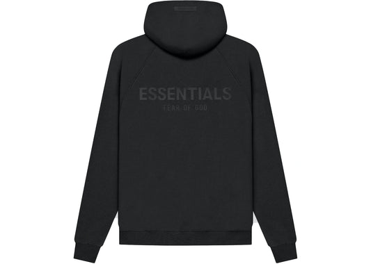 Fear of God Essentials Pull-Over Hoodie (SS21) Black/Stretch Limo